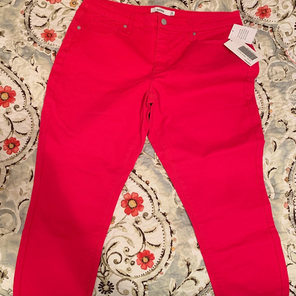 NWT Hot Pink Capris